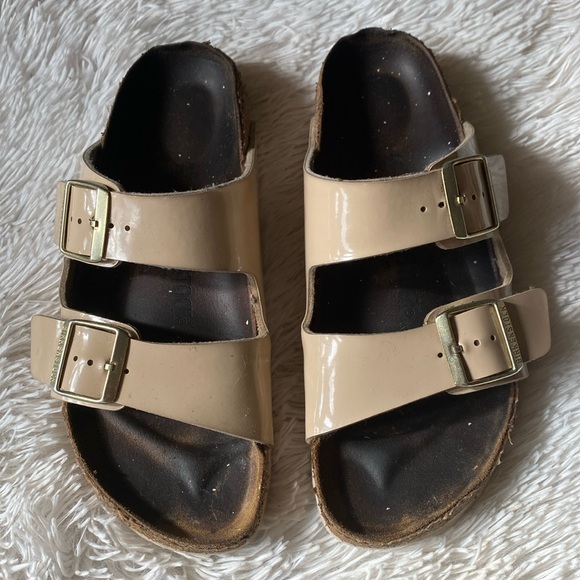 Womens 2 straps buckle Birks Sandals, size 9 - Picture 2 of 9